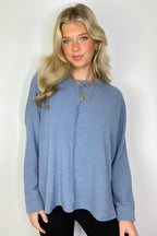 Taelyn Ribbed Seam Dolman Top - FINAL SALE - Madison and Mallory