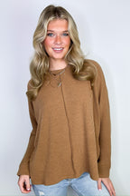 Taelyn Ribbed Seam Dolman Top - FINAL SALE - Madison and Mallory