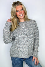 Ticket to Cozy Wave Striped Knit Sweater - FINAL SALE - Madison and Mallory