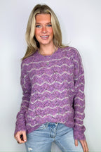 Ticket to Cozy Wave Striped Knit Sweater - FINAL SALE - Madison and Mallory