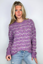 Ticket to Cozy Wave Striped Knit Sweater - FINAL SALE - Madison and Mallory