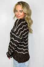 Ticket to Cozy Wave Striped Knit Sweater - FINAL SALE - Madison and Mallory