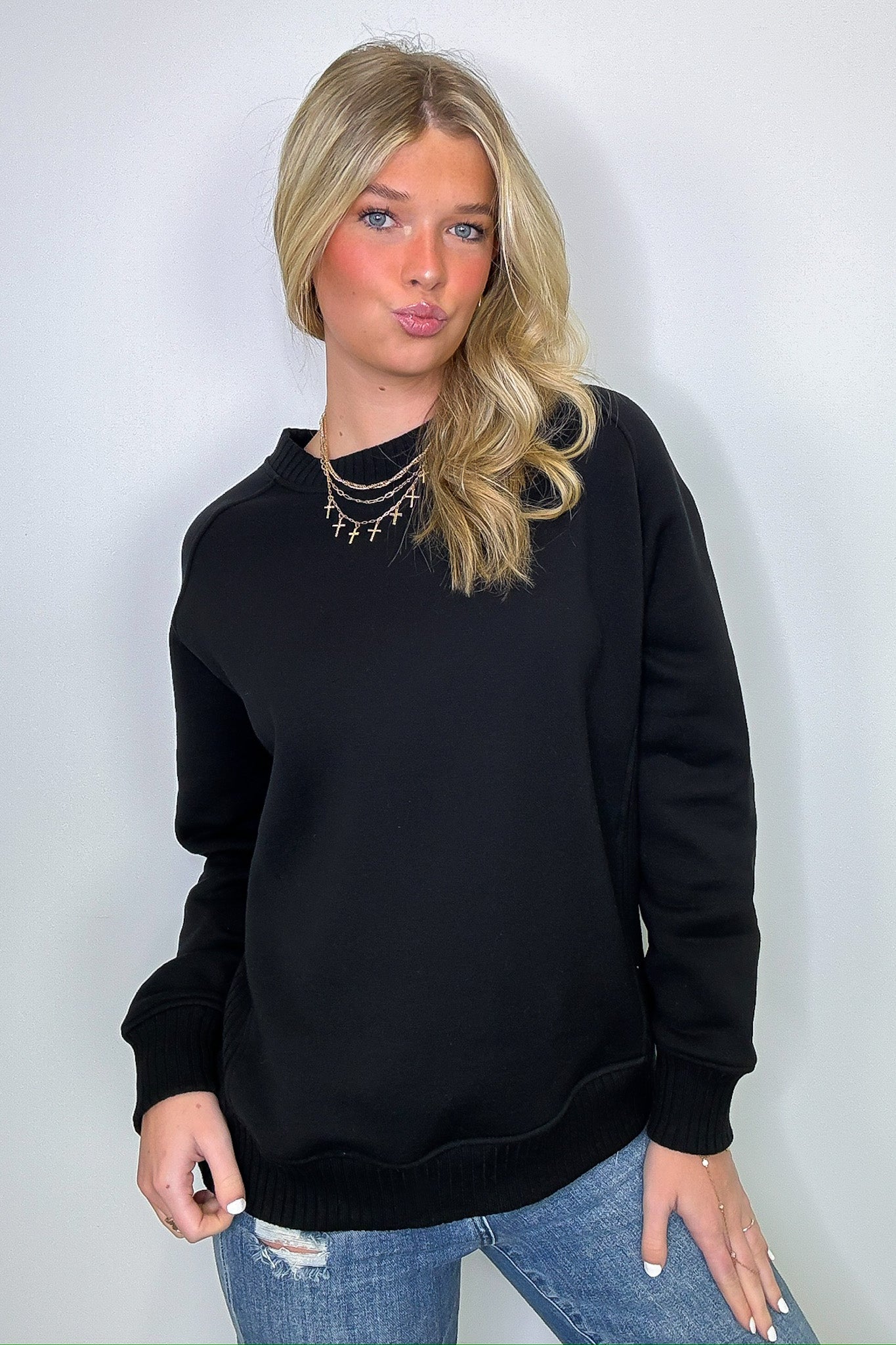 Soft Spirit French Terry Crewneck Sweatshirt - Madison and Mallory