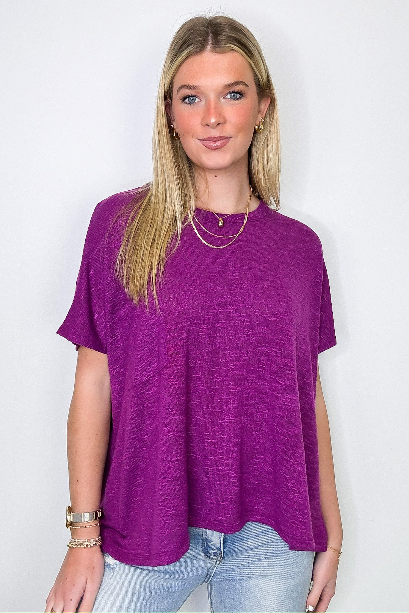 Zen Zone Oversized Semi-Sheer Knit Pocket Top - BACK IN STOCK - Madison and Mallory