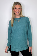 Cyndee Hacci Knit Oversized Pullover - BACK IN STOCK