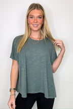 Zen Zone Oversized Lightweight Knit Pocket Top - BACK IN STOCK - Madison and Mallory