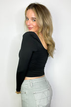 Perfected Poise Square Neckline Seamless Top - FINAL SALE - Madison and Mallory