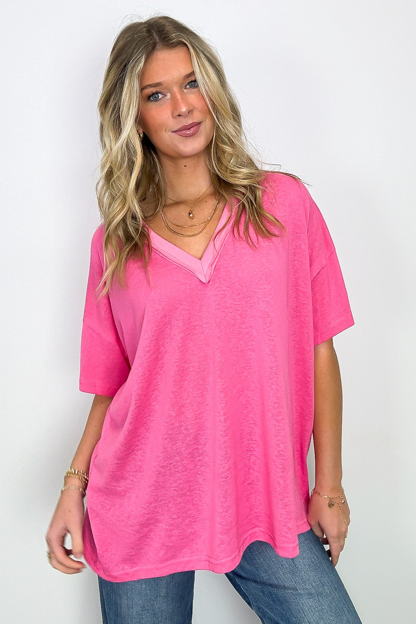 Free Spirit Stone Washed Tee - BACK IN STONE - Madison and Mallory