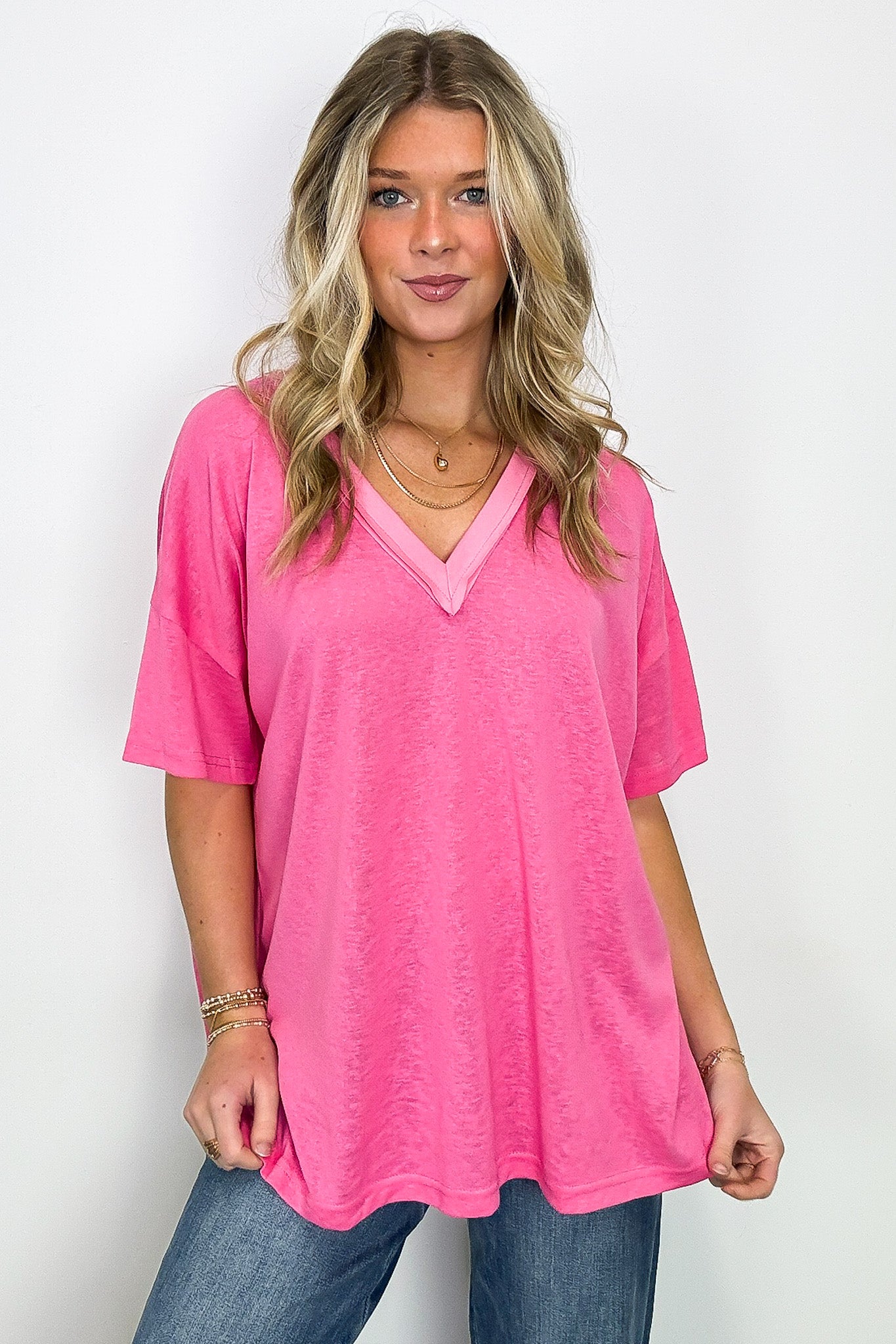 Free Spirit Stone Washed Tee - BACK IN STONE - Madison and Mallory