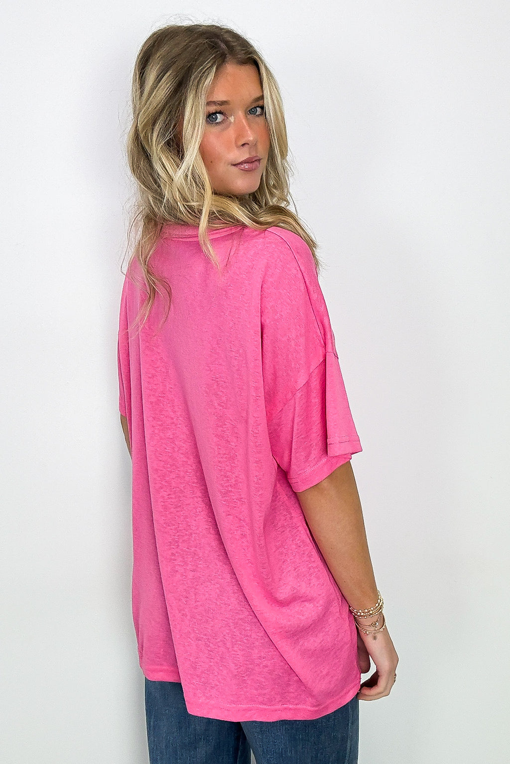 Free Spirit Stone Washed Tee - BACK IN STONE - Madison and Mallory