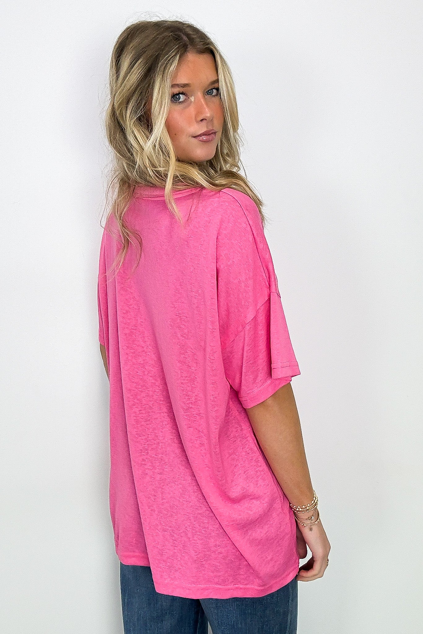 Free Spirit Stone Washed Tee - BACK IN STONE - Madison and Mallory