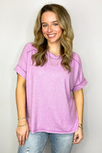 Sunday Muse Melange High Low Tee - BACK IN STOCK