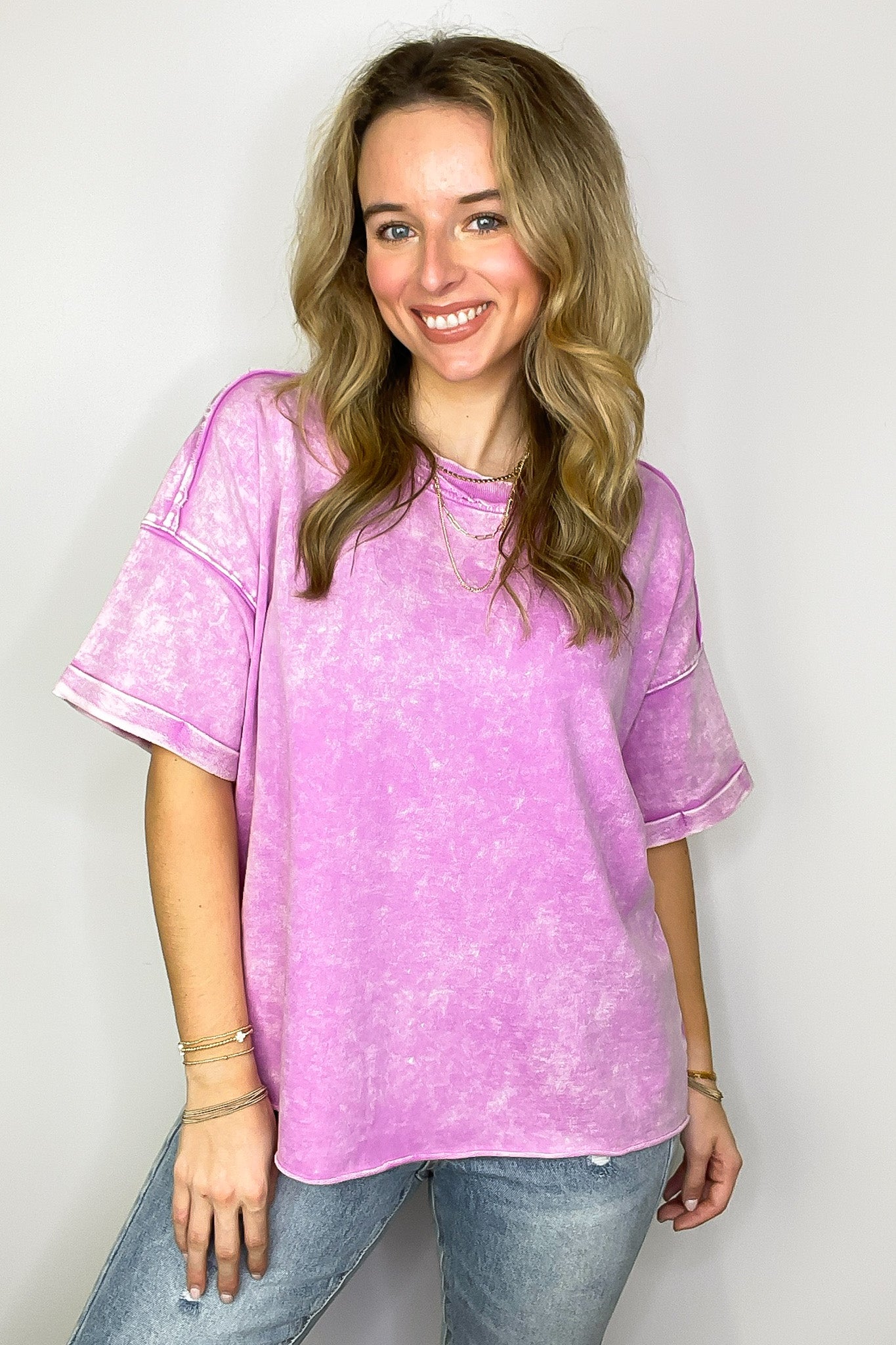 Wild Drift Acid Wash Relaxed Tee - BACK IN STOCK - Madison and Mallory