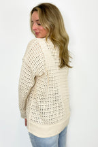 Serena Open Knit Sweater - FINAL SALE - Madison and Mallory