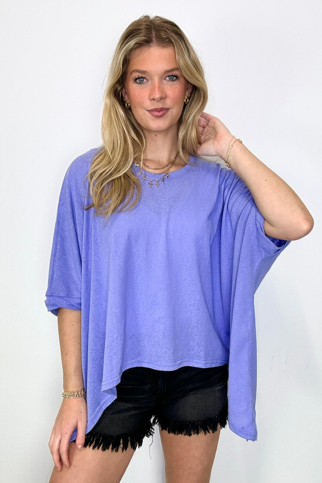 Daphney Drop Shoulder Batwing Sleeve Top - BACK IN STOCK - Madison and Mallory