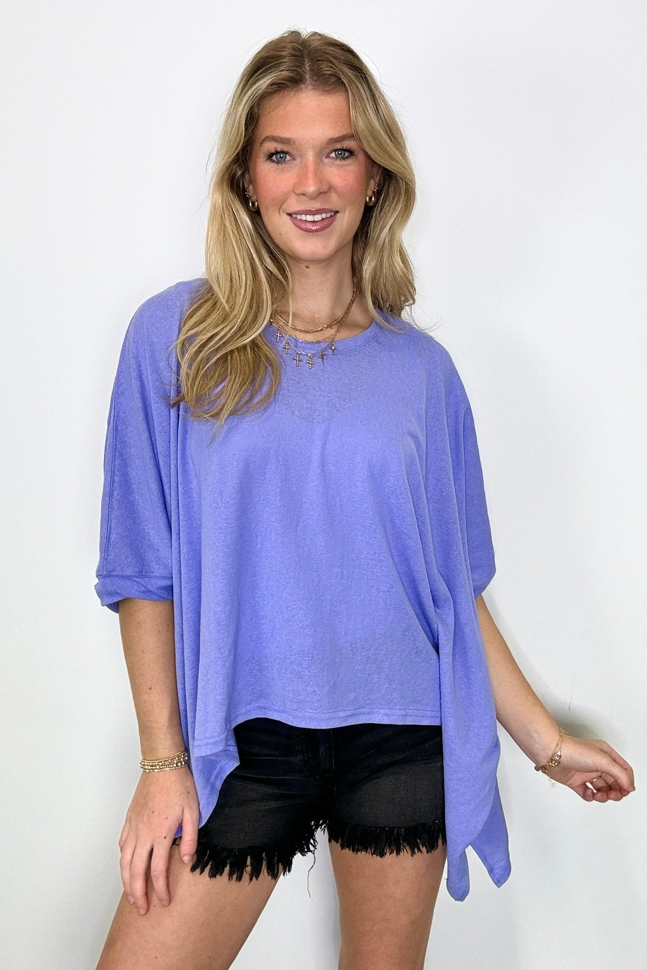 Daphney Drop Shoulder Batwing Sleeve Top - BACK IN STOCK - Madison and Mallory