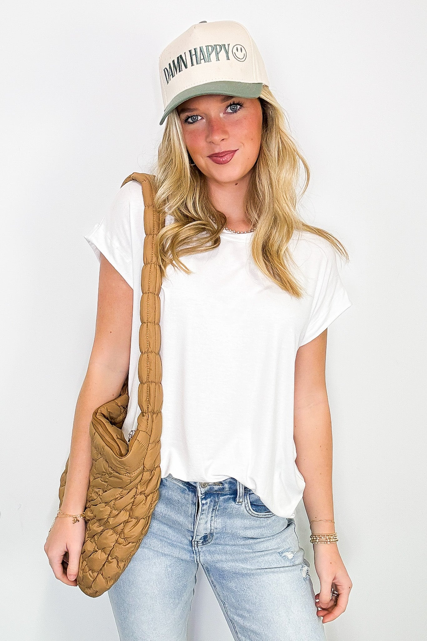 Camielle Round Neck Short Sleeve Top - FINAL SALE - Madison and Mallory