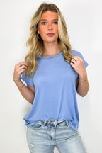 Camielle Round Neck Short Sleeve Top - FINAL SALE - Madison and Mallory