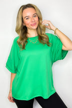 Chill Out Terry Knit Raw Edge Relaxed Top - BACK IN STOCK - Madison and Mallory