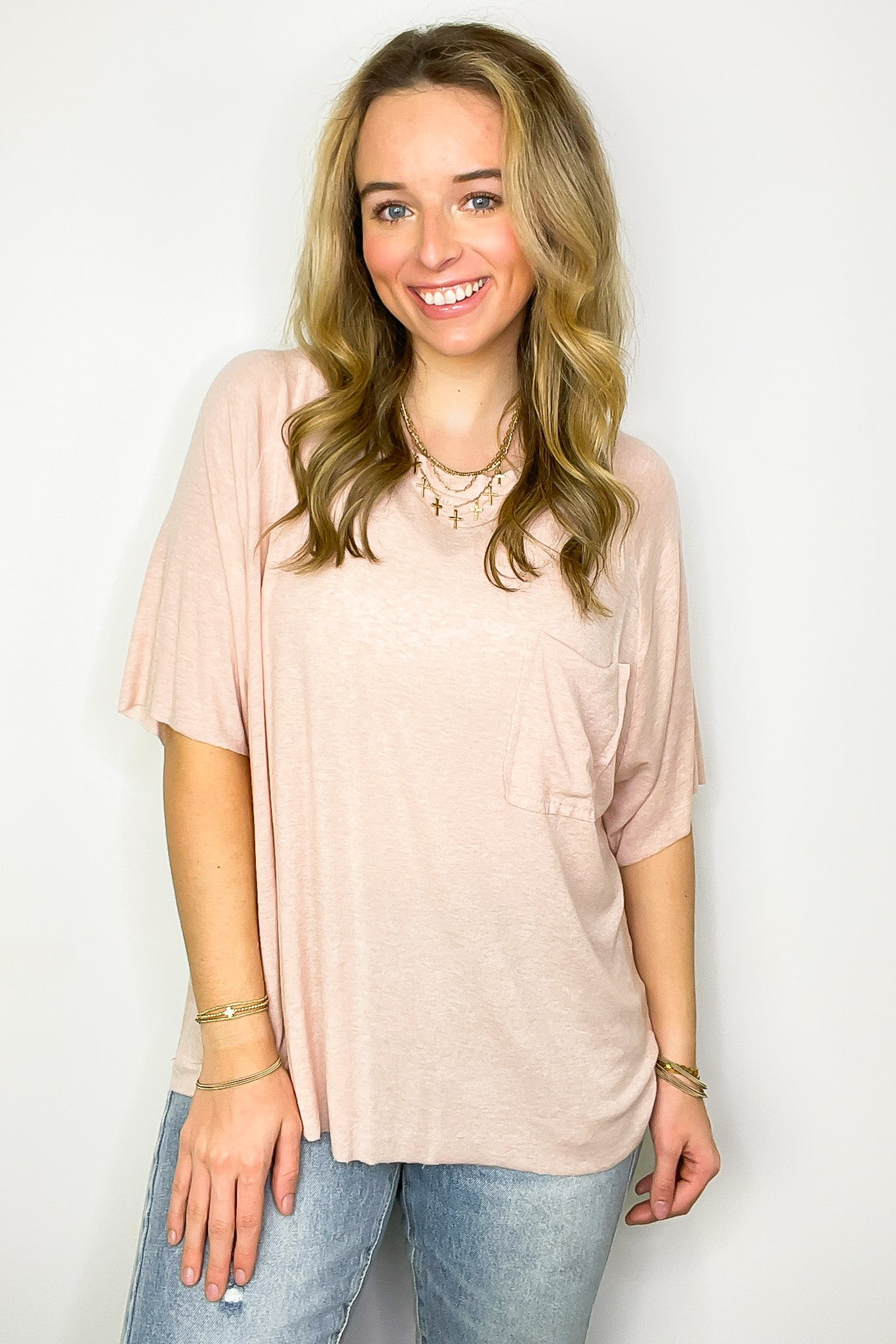 Inspire Me Casual Pocket Tee - BACK IN STOCK - Madison and Mallory