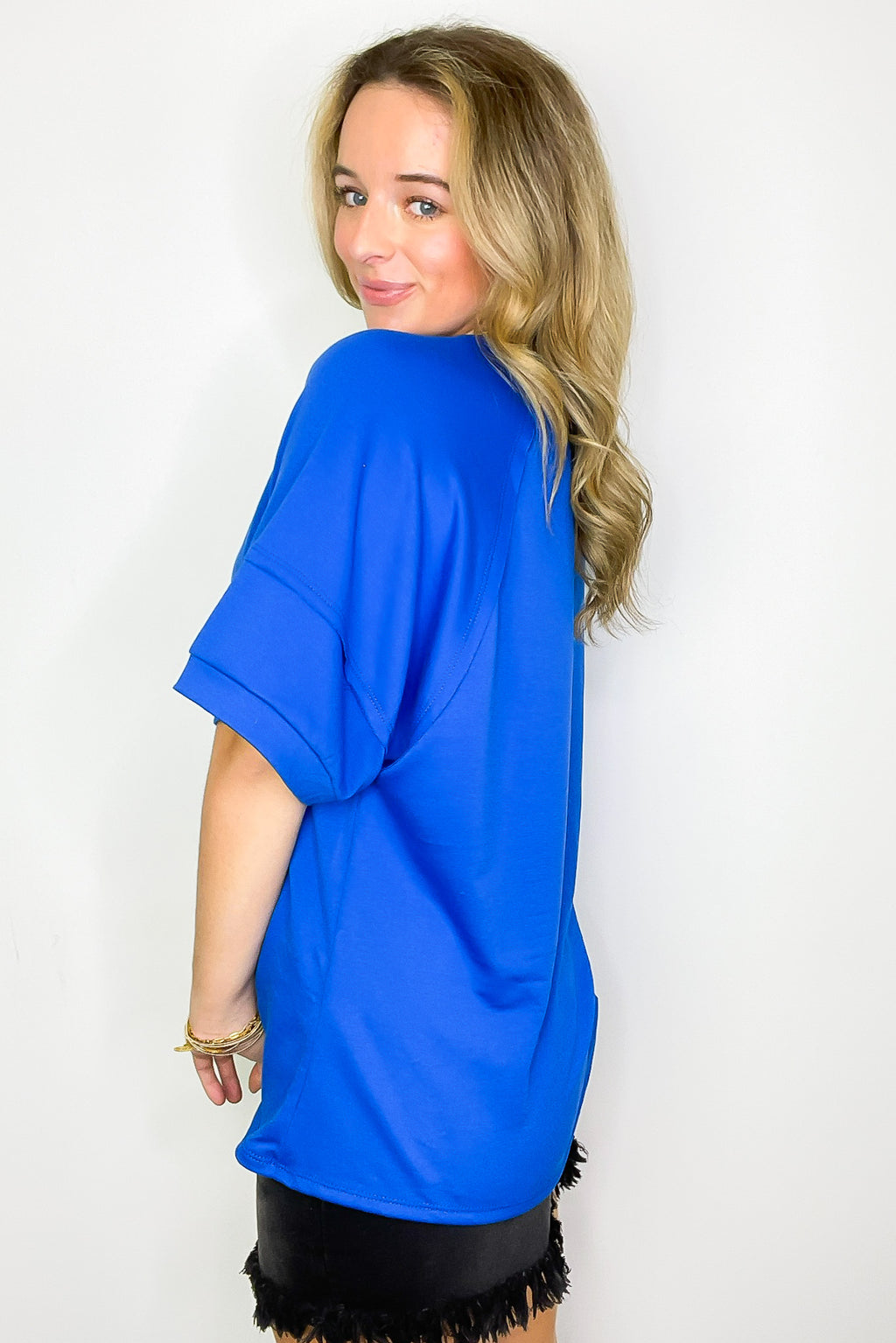 Chill Out Terry Knit Raw Edge Relaxed Top - BACK IN STOCK - Madison and Mallory