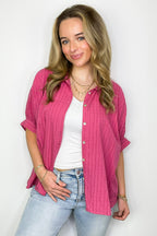 Timeless Charm Flowy Blouse Top - FINAL SALE - Madison and Mallory