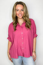 Timeless Charm Flowy Blouse Top - FINAL SALE - Madison and Mallory