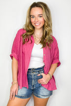 Timeless Charm Flowy Blouse Top - FINAL SALE - Madison and Mallory
