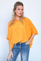 Ayla Textured Knit Button Down Top - FINAL SALE - Madison and Mallory