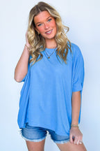 Easy Does It Flowy Knit Tunic Top