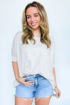 Easy Does It Flowy Knit Tunic Top