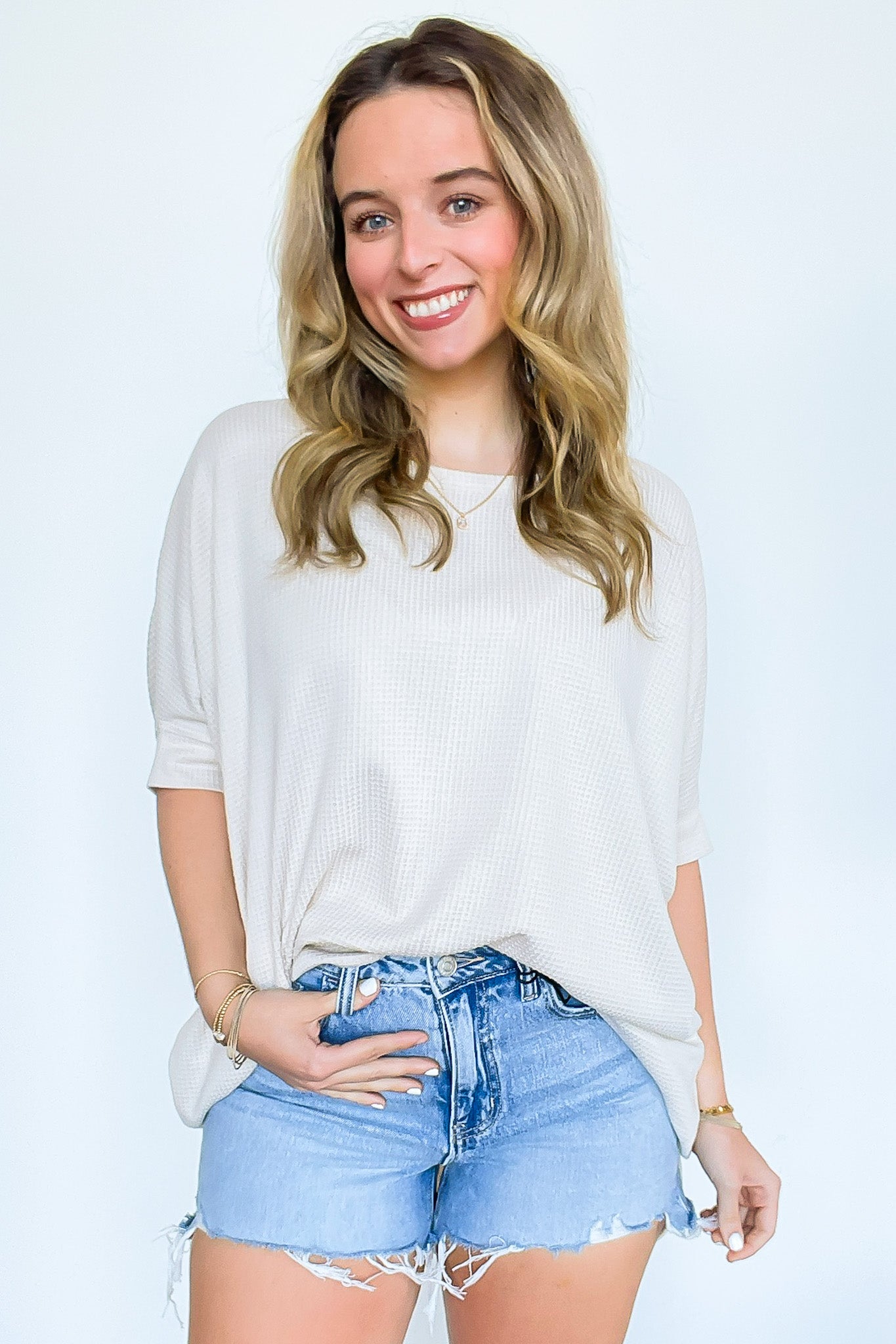 Easy Does It Flowy Knit Tunic Top