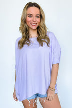 Easy Does It Flowy Knit Tunic Top