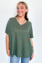 Lanai V-Neck Crochet Top - BACK IN STOCK - Madison and Mallory