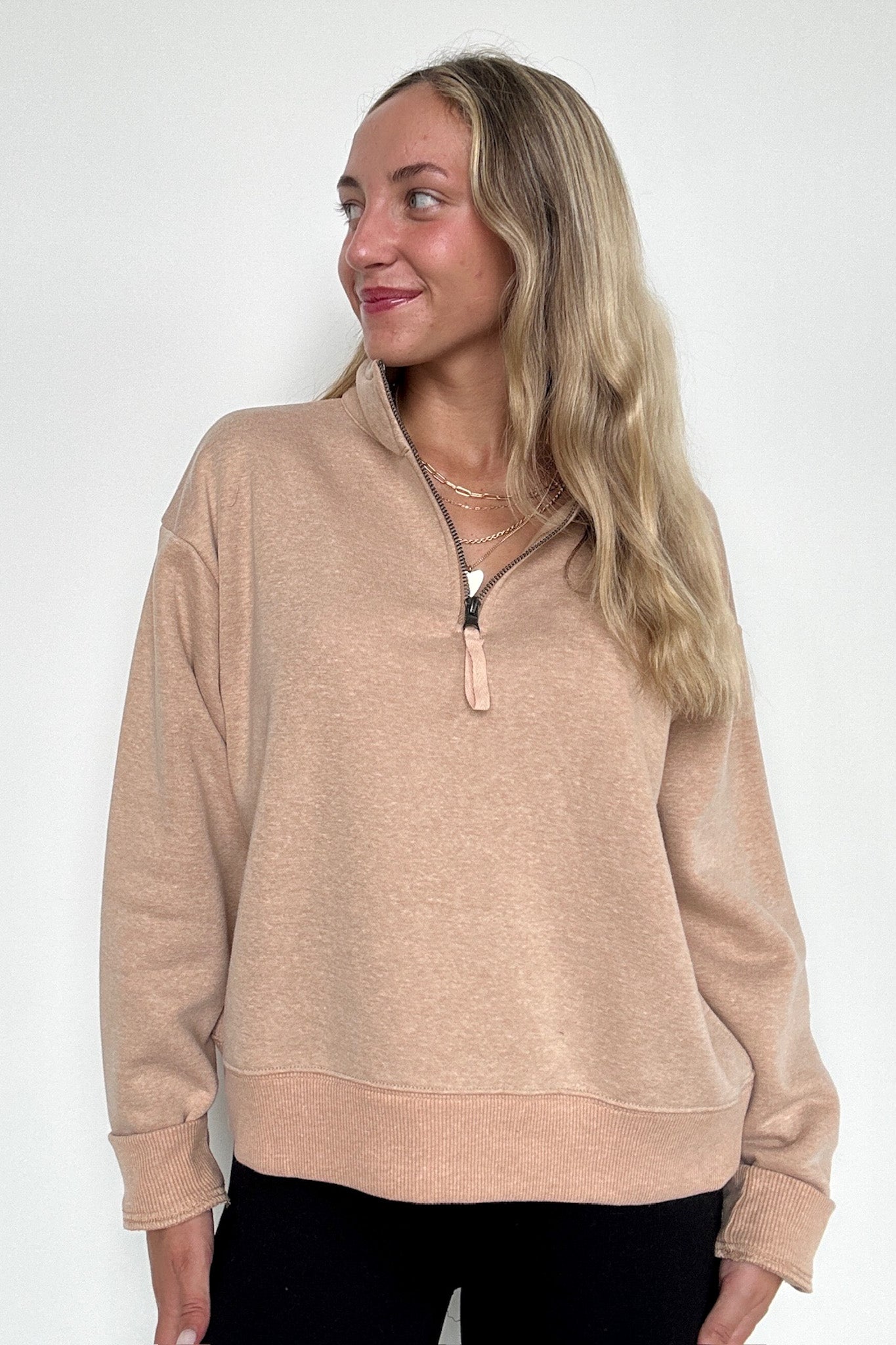  Haven Half Zip Fleece Pullover - Madison and Mallory