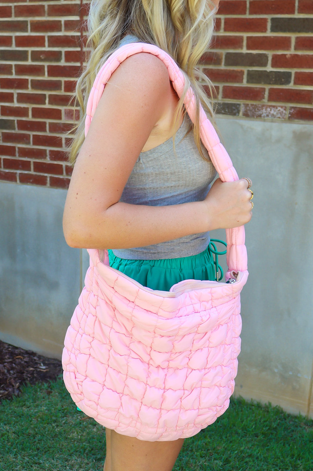  Emeline Puffer Quilted Carryall Bag - BACK IN STOCK - Madison and Mallory
