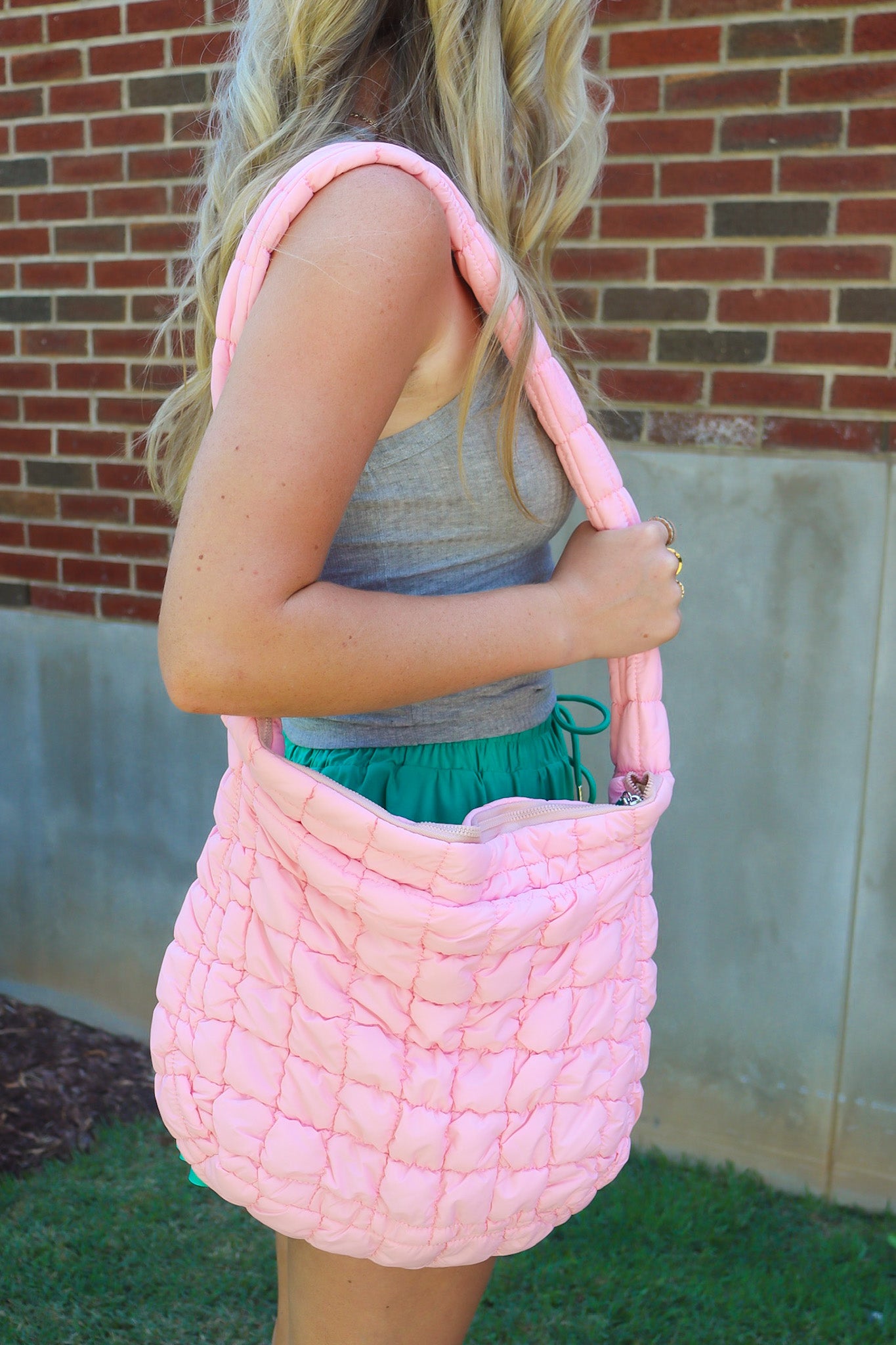  Emeline Puffer Quilted Carryall Bag - BACK IN STOCK - Madison and Mallory