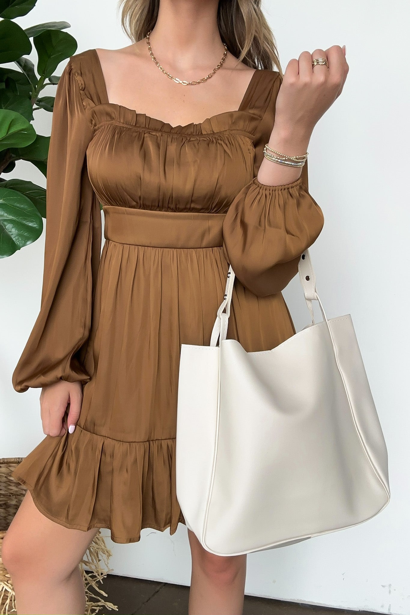 Gabriella Vegan Leather Shoulder Bag - FINAL SALE - Madison and Mallory