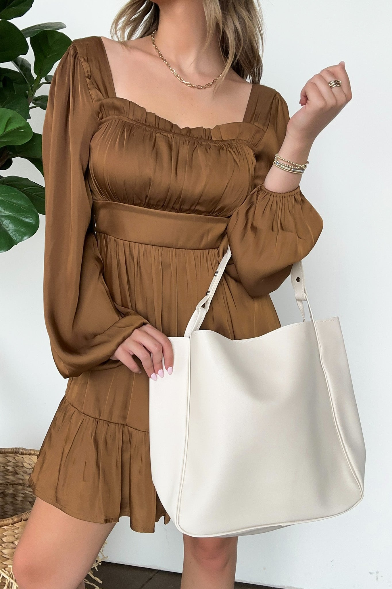 Gabriella Vegan Leather Shoulder Bag - FINAL SALE - Madison and Mallory
