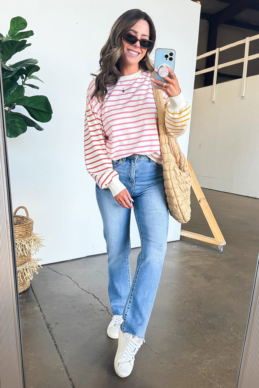Ashland Color Block Striped Top - FINAL SALE - Madison and Mallory