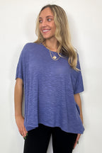 Zen Zone Oversized Semi-Sheer Knit Pocket Top - BACK IN STOCK - Madison and Mallory
