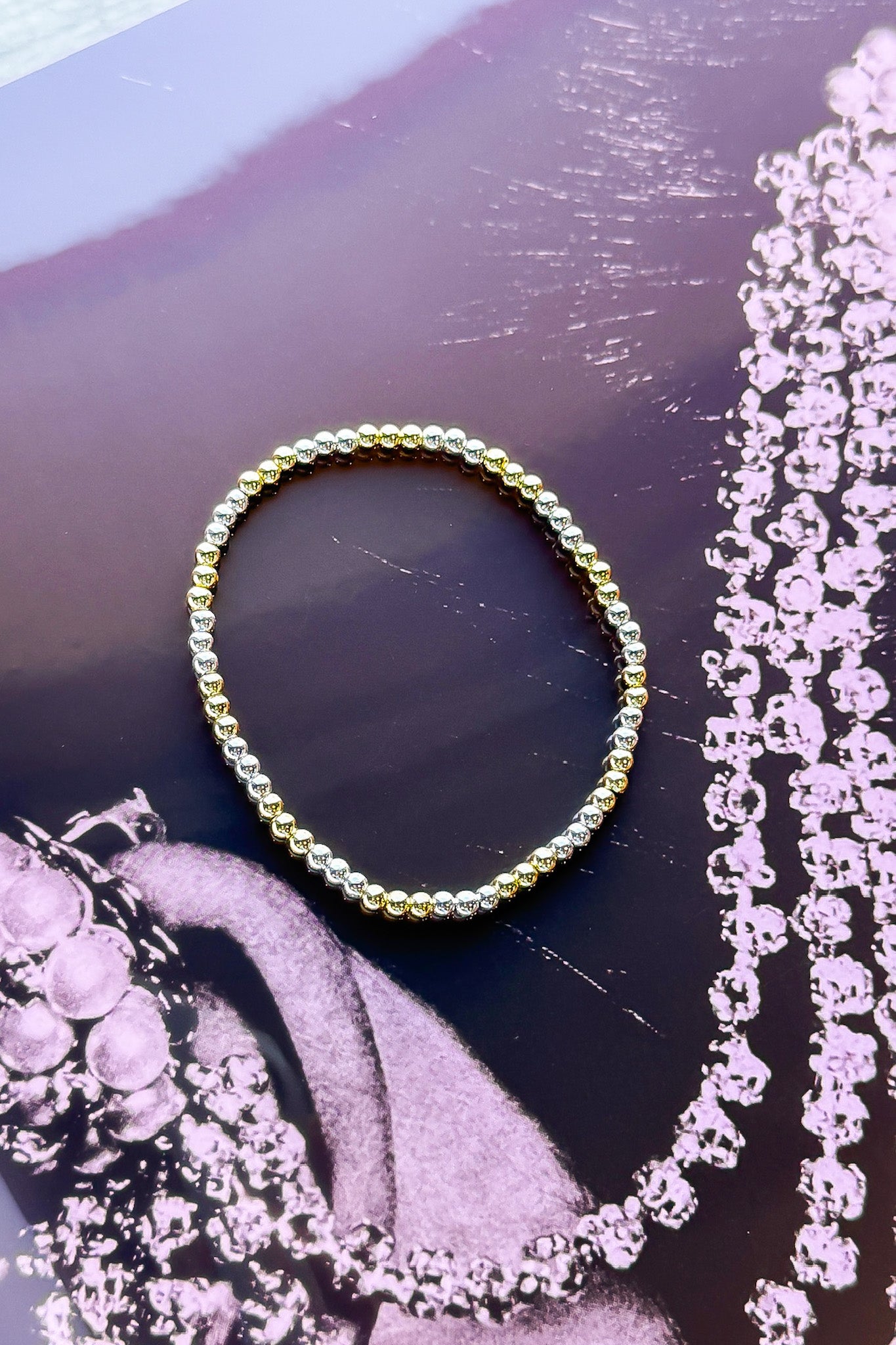 S / Gold Harper Two Tone Bracelet - Madison and Mallory
