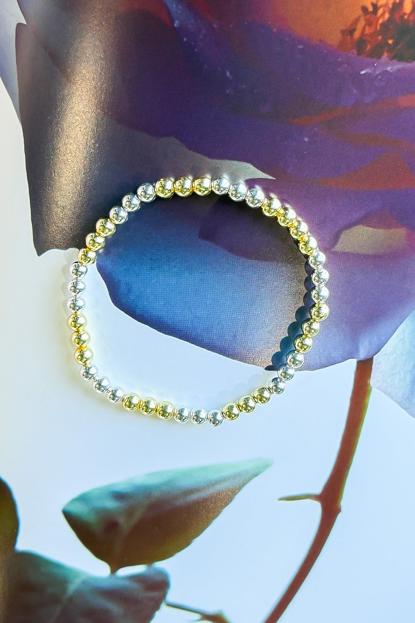 M / Gold Harper Two Tone Bracelet - Madison and Mallory