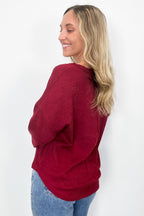 Modern Muse Notch V-Neck Top - FINAL SALE - Madison and Mallory