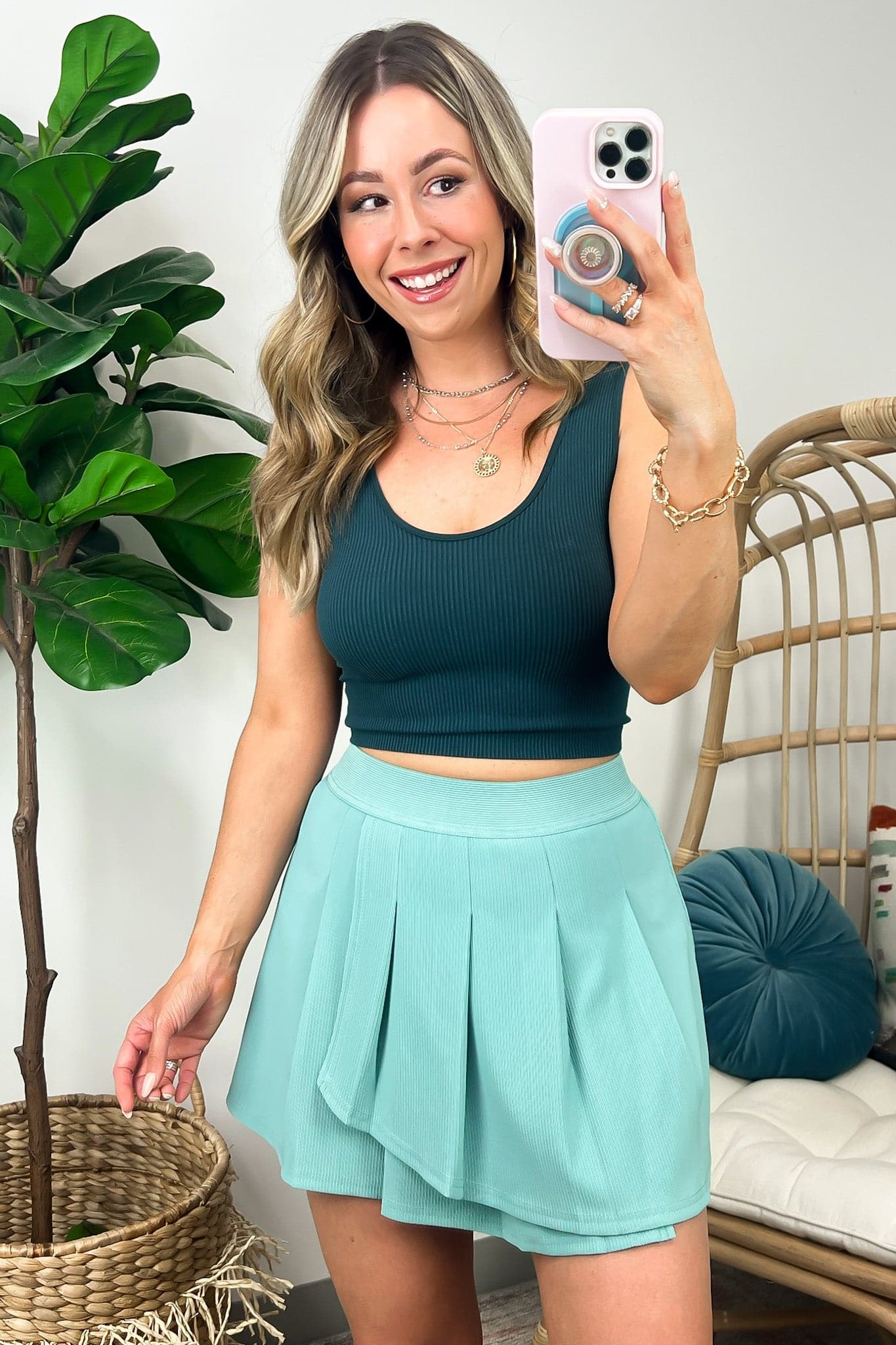  If You Pleats Activewear Skort - FINAL SALE - Madison and Mallory