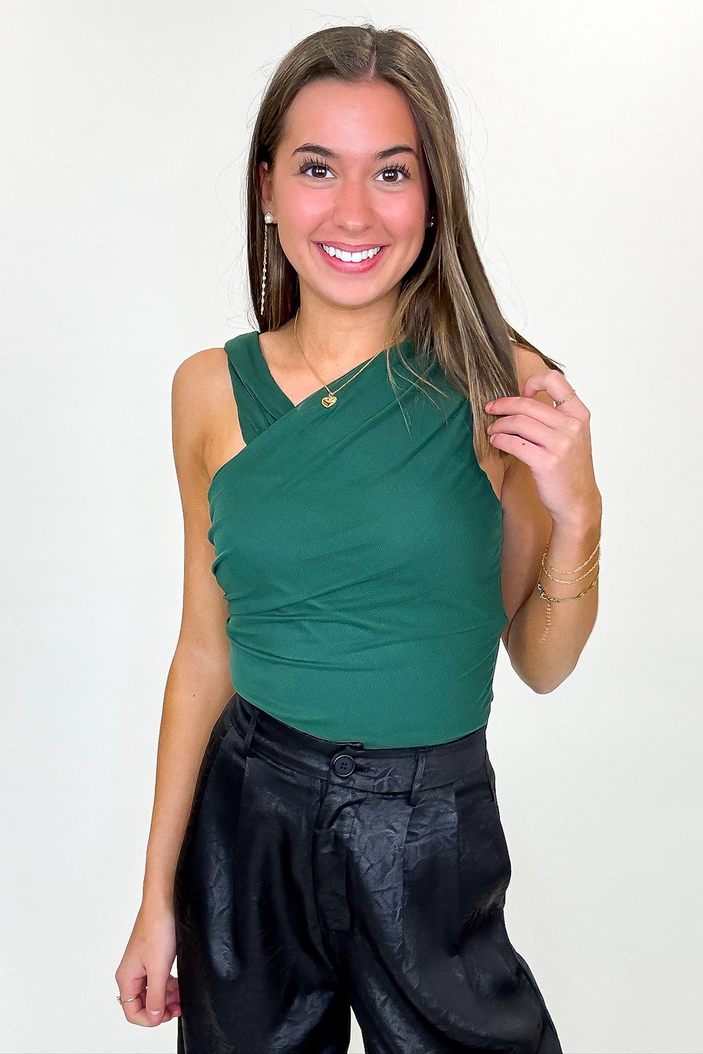 Illusion Form Sleeveless Power Mesh Bodysuit