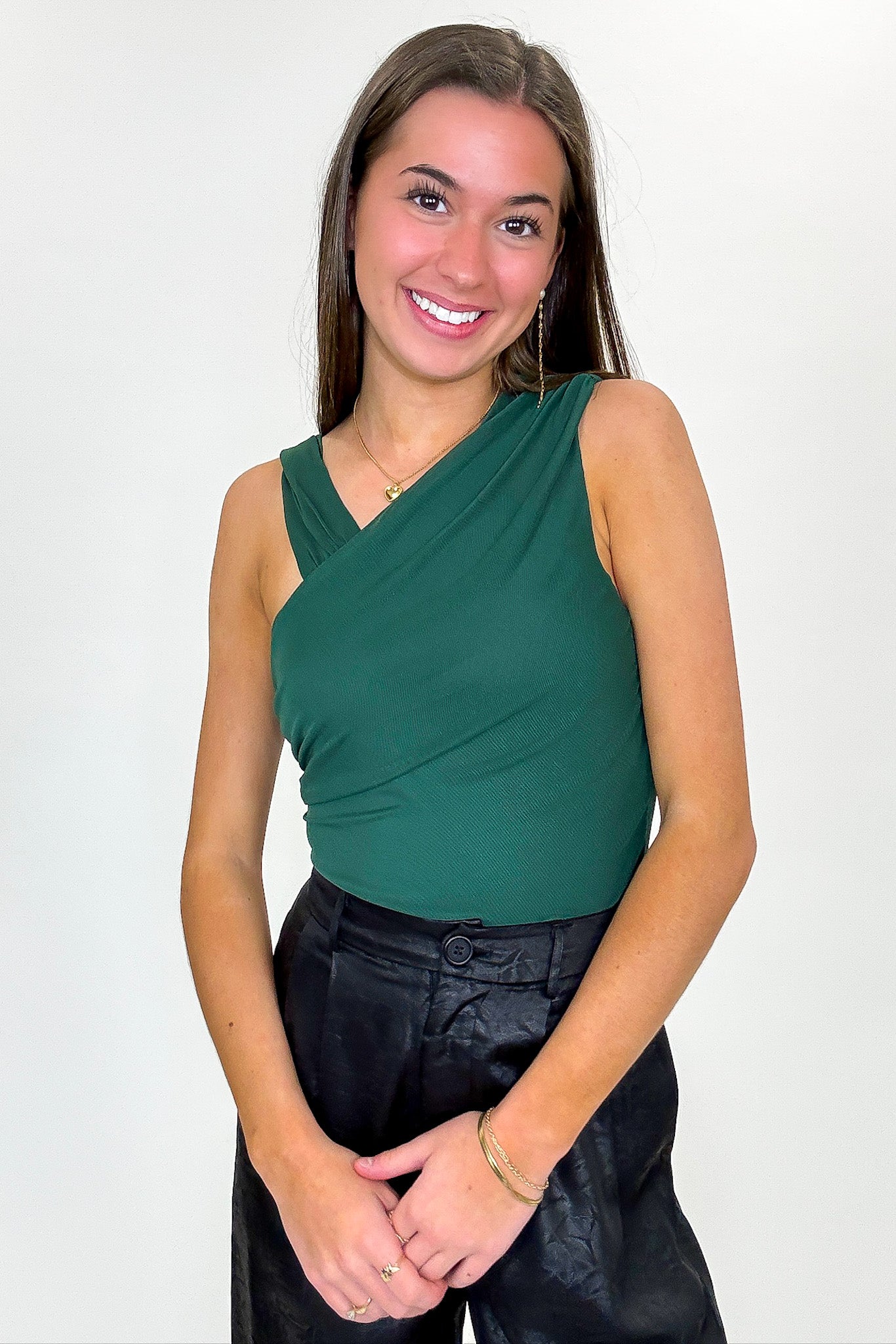 Illusion Form Sleeveless Power Mesh Bodysuit