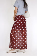 Impression Dot Mesh Skirt - Madison and Mallory