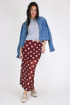 Impression Dot Mesh Skirt - Madison and Mallory