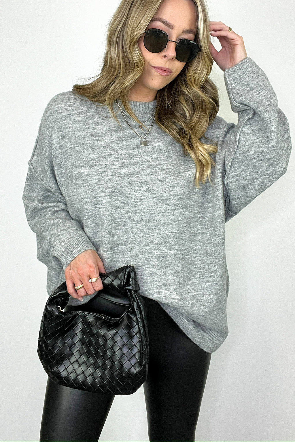 Impressive Detail Woven Knotted Sloucy Hobo Handbag - FINAL SALE - Madison and Mallory